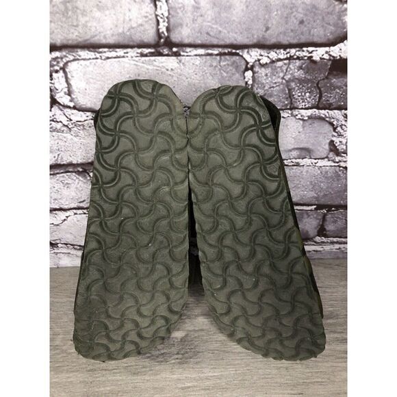 Birkenstock Milano Army Green Leather Ankle Strap Sandals Women’s Sz 37EU/6M US - Picture 16 of 16